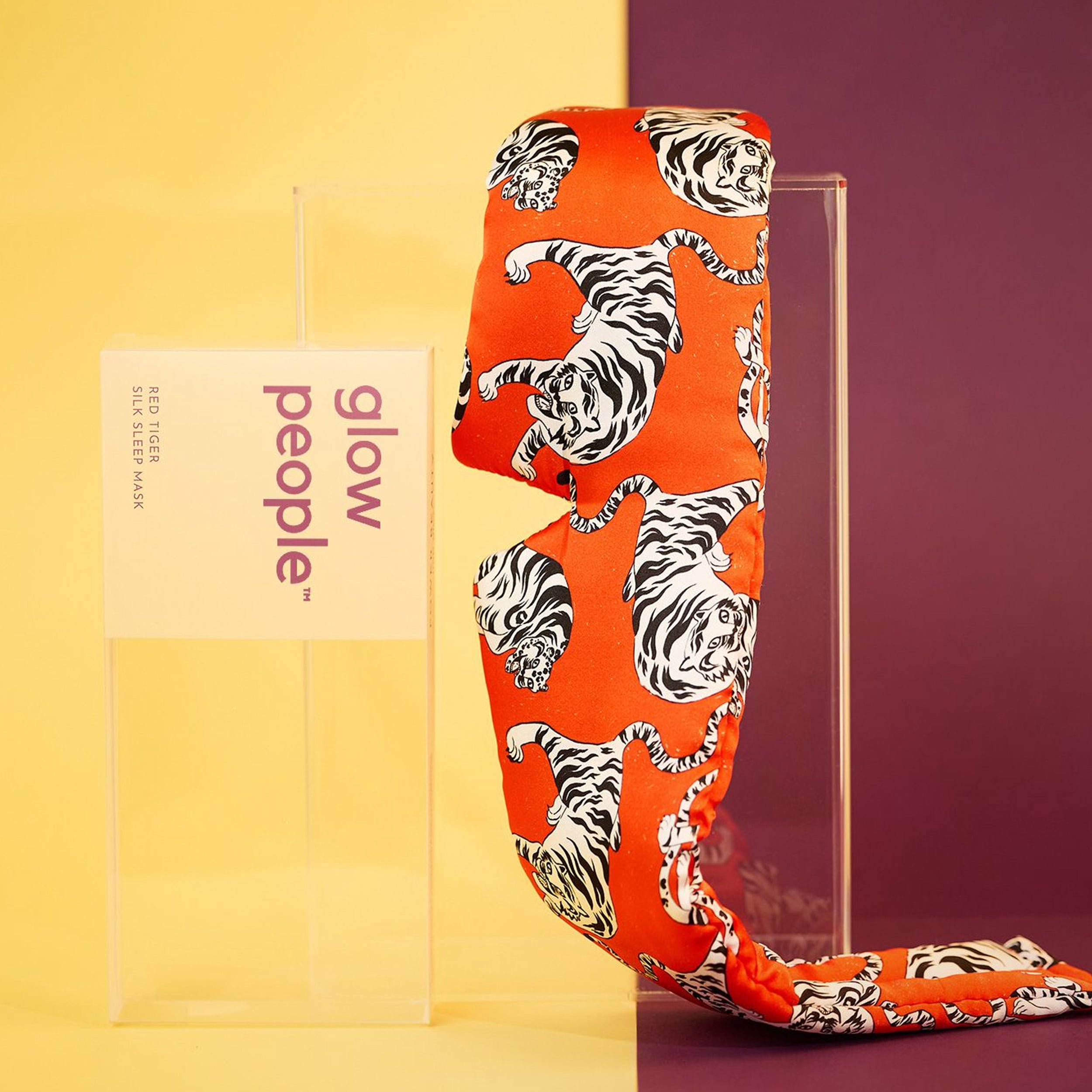 Glow Mask by GLOW PEOPLE - Red Tiger.
