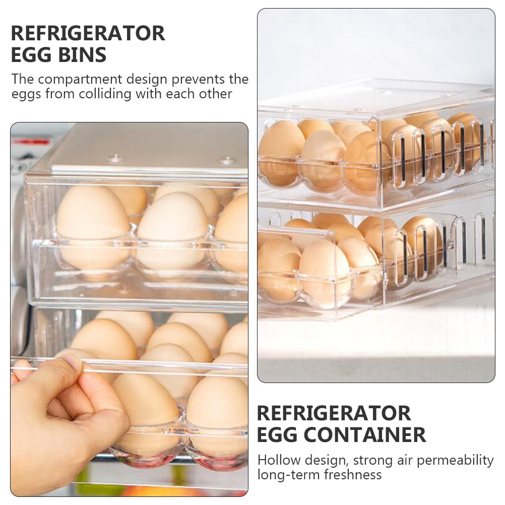 WRISTBIQUE Kitchen Organization Egg Tray 1Pack 8.7x6.8in