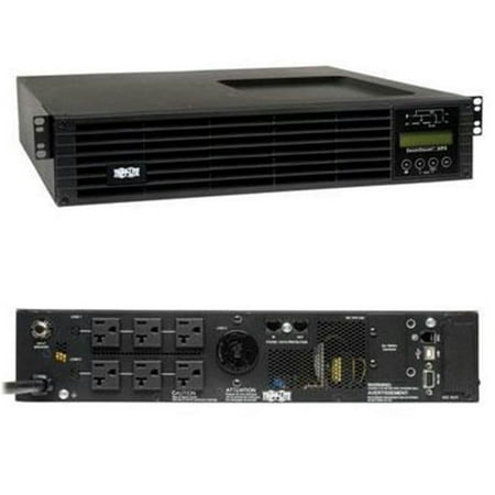 UPC: 0037332168955 | Tripp Lite SmartOnline 2200VA Battery 7-Outlets Black (SU2200RTXLCD2U)