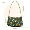thumbnail image 3 of FORMRS Womens Shoulder Bag with Chain Strap Clutch Purse Cute Tote Handbag, Orange Flowers, 3 of 7