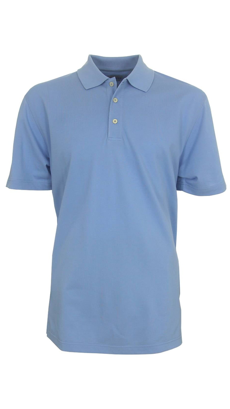 Oxford America Men's Randolph Solid Polo Golf Shirt, XLarge Surf Blue