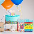 thumbnail image 4 of 2-Pack 12.6" Large Happy Birthday Gift Bags for Birthday Party with Tissue Paper, 4 of 4