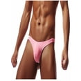 thumbnail image 1 of Gureui Men's Soft Cozy Stretch Thong G-String Underwear, Sexy Breathable Low Cut Lingerie Underwear, 1 of 8