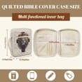 thumbnail image 7 of ZUXONGSY Cross Lion Print Bible Case for Women Quilted Bible Carrier Portable Journal Case with Handle Christian Tote Bag for Christian, 7 of 7