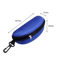 thumbnail image 6 of Portable Zipper Sunglasses Case with Clip, Unisex Hard Shell Box Shockproof Protective Travel Eyeglasses Case Glasses Storage Box, 6 of 7