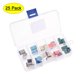 thumbnail image 1 of Uxcell 32V 15A 20A 25A 30A 40A Juego de fusibles de cartucho mini hembra de 25 piezas, 1 of 5