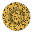 thumbnail image 3 of Kdxio Reflective Bucket Hat - Bees and Sunflowers Print Bucket Hat for Men,Women, 3 of 9
