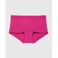 thumbnail image 4 of Culotte Shorty avec Bordure Douillette en Rouge Fuchsia, 4 of 5