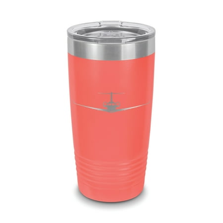 

Citation Longitude Tumbler 20 oz - Laser Engraved w/ Clear Lid - Polar Camel - Stainless Steel - Vacuum Insulated - Double Walled - Travel Mug - aircraft business jet