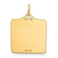 thumbnail image 3 of Finest GoldA0364-P 14K Enameled Pink Engravable Birth Certificate Charm, 3 of 4