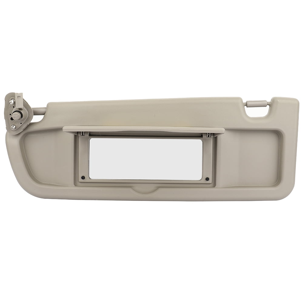 CCIYU Warm Gray Windshield Sun Visor Mirror Left Driver Side