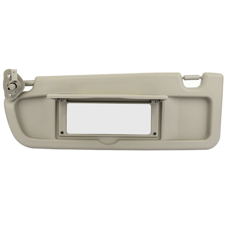 CCIYU Warm Gray Windshield Sun Visor Mirror Left Driver Side