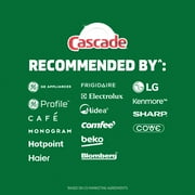 Cascade Free & Clear Action Pacs, Dishwasher Detergent, Lemon Essence, 62 Count