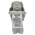 thumbnail image 2 of Design Toscano QL59384 Paw Prints on Our Hearts Memorial Dog Statue, Greystone, 2 of 5