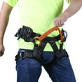 thumbnail image 3 of Almencla Harnais Demi-Corps Ceinture de Poitrine pour Escalade Extérieure Orange Noir, 3 of 3