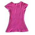 thumbnail image 5 of DHFJKG Short Sleeve T Shirts Women Summer Top Vintage Slim Fit Stretchy Y2K Gothic Clothes Crewneck Graphic Tee For Teen Girls Stylish Tops, 5 of 5