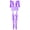 Purple, variant on Women's Lace Bodysuit, Stretch Polyester Spandex Garter Bodystocking, Red