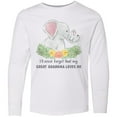 thumbnail image 3 of Inktastic I'll Never Forget That My Great Grandma Loves Me Elephants Long Sleeve Youth T-Shirt, 3 of 5