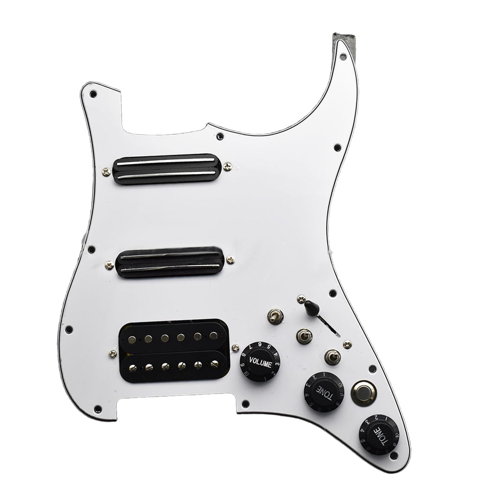 Rushawy Guitar Pickguard Loaded Prewired Scratchplate for Electric Guitars Accessory with switch