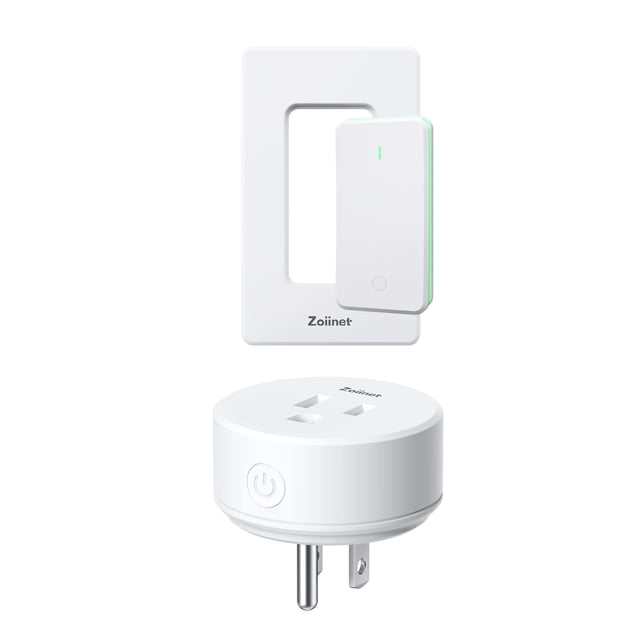 Interruptor inalámbrico con control remoto Zoiinet para enchufe, 90 m, 15 A, 1500 W