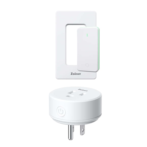 Interruptor inalámbrico con control remoto Zoiinet para enchufe, 90 m, 15 A, 1500 W