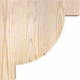 thumbnail image 3 of 3 1/2"W x 12"D x 12"H Alpine Smooth Corbel, Douglas Fir, 3 of 9