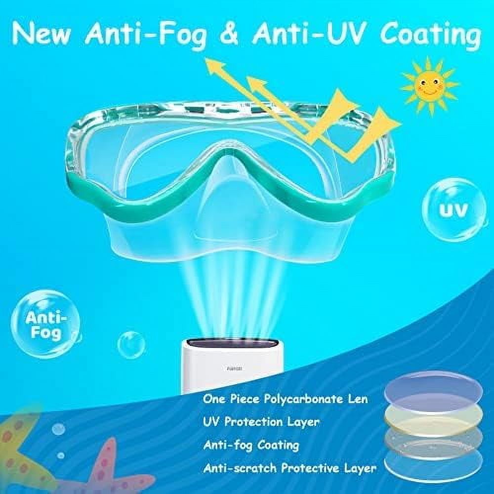 Camivile Kids Swim Goggles with Nose Cover photo 5