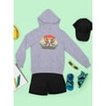 thumbnail image 3 of Frenchie Bulldog Retro Style Hoodie Juniors -Image by Shutterstock,  Medium, 3 of 4
