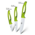 thumbnail image 7 of Ceramic Knife Sharp Household Fruit Knives Set with 5inch Utility Knife and 4inch Paring and 3inch Cutter Tools with Sheath, 7 of 7
