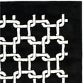 thumbnail image 3 of Contemporary Rug - Soho -Black/Ivory-Color:Black/Ivory,Design:Contemporary,Shape:Rectangle,Size:8'L x 5' W, 3 of 3
