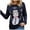 Dark Blue, variant on Wang6 Christmas Sweaters for Women Trendy Long Sleeve Blue Knits Fall Winter Crew Neck Xmas Snowflake Snowman Printed Knit Pullovers Tops Red S
