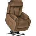 thumbnail image 6 of Dazone Power Lift Chair Recliners,Electric Recliner for Elderly,Antiskid Fabric Singal Sofa Chair,Side Pocket,Overstuffed Pillow Design,Safety Motion Reclining Mechanism,Remote Control, 6 of 10