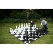 Garden Games CE610-M Giant Chess Set with Mat