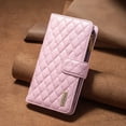 thumbnail image 6 of Nalacover for iPhone 13 6.1 inch Zipper Wallet Case with Magnetic Clasp Flip Folio Kickstand 9 Card Slots Luxury Premium PU Leather and Soft TPU Shockproof with Wrist Strap Cover.Pink, 6 of 6