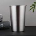 thumbnail image 3 of Tazas De Cerveza Modernas De Acero Inoxidable Taza De Cerveza De Taza De Bebida Para 500ml Pta Baoblaze Vaso de pinta de acero inoxidable, 3 of 7