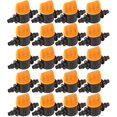 thumbnail image 1 of 20 Pieces 1/4 Inch 4mm/7mm Barbed Shut Off Valve Universal Pipe Coupling Valve for Drip Irrigation, 1 of 5