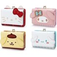 thumbnail image 5 of Cute Cartoon Cinnamoroll Small Wallet Short Ladies Girls Purses Pu Leather Trifold Wallets Women Money Bag, 5 of 5