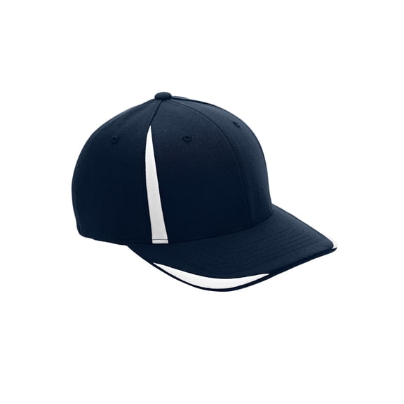 Team 365 ATB102 By Flexfit Adult Pro-Formance Front Sweep Cap - Sportdark Navy White