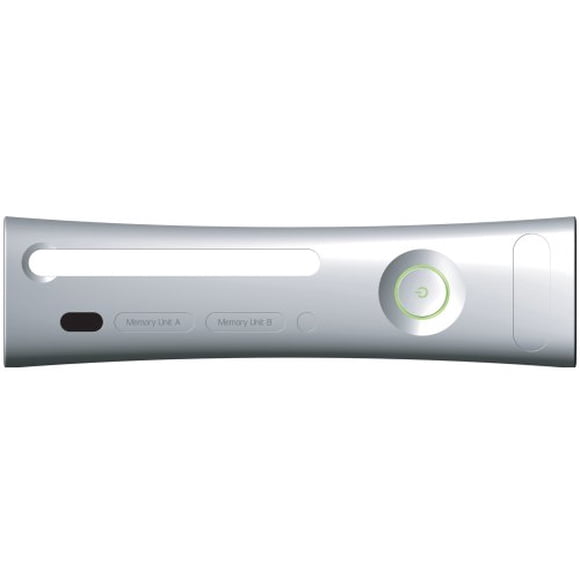 Placa frontal Microsoft Hotrod color plata para Xbox 360