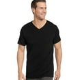 thumbnail image 2 of Jockey Men's T-Shirts Cotton Stretch V-Neck T-Shirt - 3 Pack, Black, m, 2 of 3