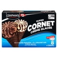 thumbnail image 2 of Chapman's Super French Vanilla & Dark Chocolate Ice Cream Cone in a Box, 8 x 120mL, 2 of 5