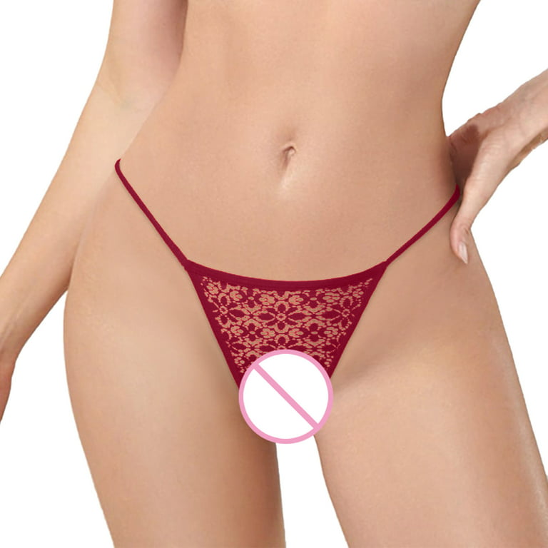 Women Lingerie G String Lace Underwear Female Sexy T-back Thong