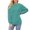Mint Green, variant on Breezora Oversized Long Sleeve Crew Neck Sweatshirt for Women Fall Layering Top Soft Lightweight Fabric Casual Streetwear Loungewear L Size Blue