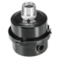 thumbnail image 1 of Unique Bargains G1/2 Air Compressor Silencers Filter, Intake Muffler, Black, White, 1 of 5