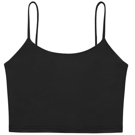 

Elbourn Sports Bra for Women Criss-Cross Back Padded Strappy Sports Bras Medium Support Yoga Bra with Removable Cups Yoga Comfort Seamless Stretchy Sports Bra 1 Pack