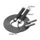 thumbnail image 5 of Cuerda para saltar de velocidad shamjiam Gris con 2 bloques de peso, 5 of 5