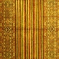 thumbnail image 1 of Ahgly Company Indoor Square Southwestern Yellow Country Area Rugs, 3' Square, 1 of 4