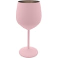 thumbnail image 6 of K&K Home Unbreakable Stainless Steel Pink Wine Glasses - Set of 2, 6 of 6