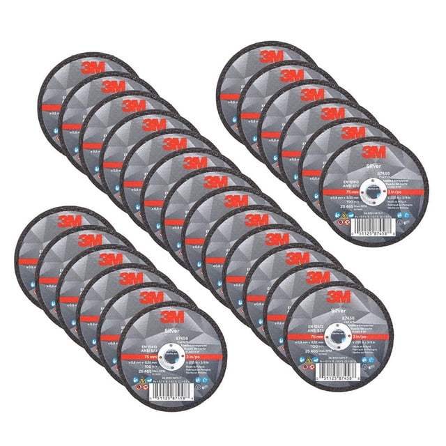 Disco de corte 3M Silver 87458 T1 7,62 cm x 0,889 cm x 0,952 cm
