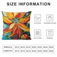 thumbnail image 5 of YINGXI Art Theme Pillow Cover， Reversible Pillow Cases Decorative Cushion Throw Pillowcase for Bed Home Decor、 Living Room Outdoor Pillowcase、 Patio Furniture Pillowcase 24x24in, 5 of 5